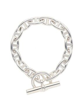 Hermes Chaine D'ancre GM Silver Bracelet